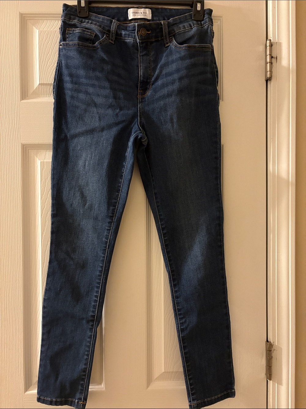 crown & ivy Dark Blue Skinny Jeans